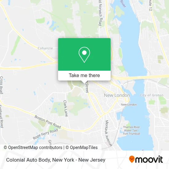 Colonial Auto Body map