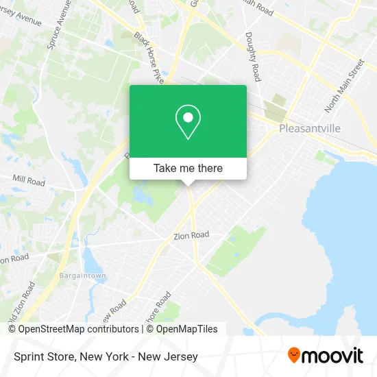Sprint Store map