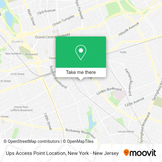 Ups Access Point Location map