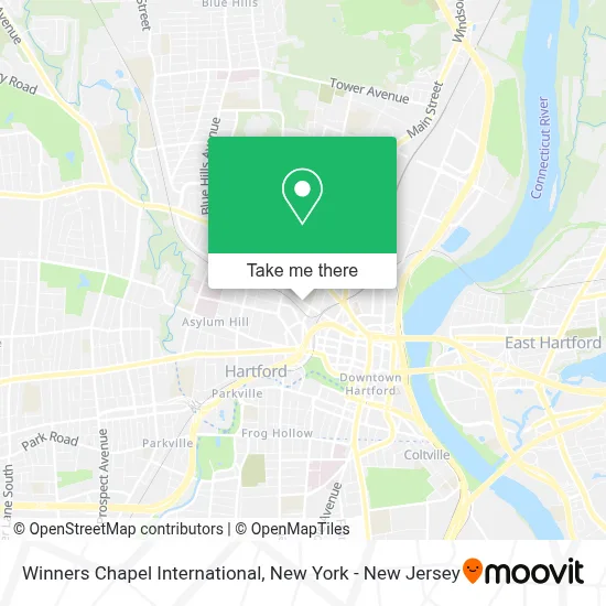 Winners Chapel International map