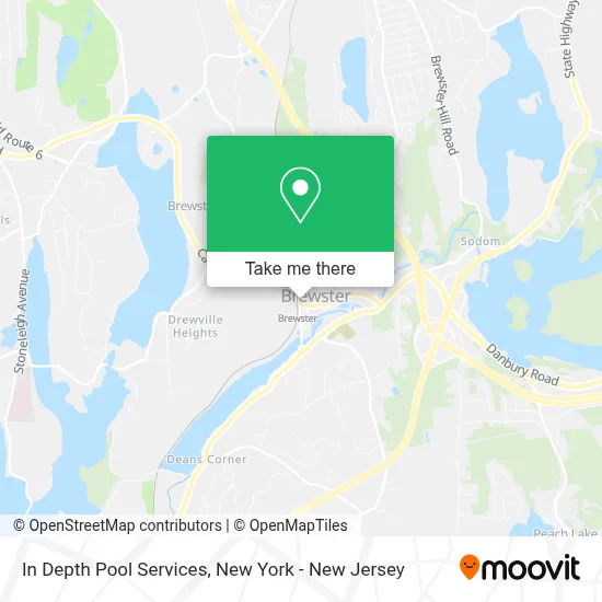 In Depth Pool Services map