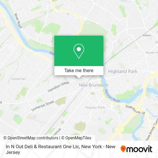 In N Out Deli & Restaurant One Llc map