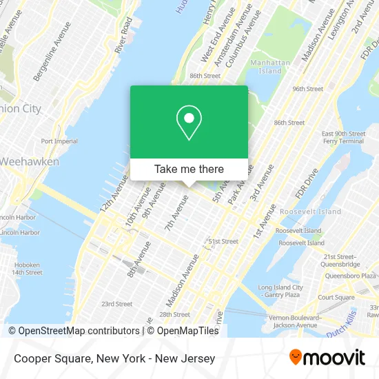Cooper Square map