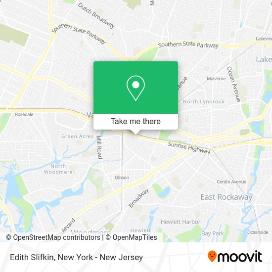 Edith Slifkin map
