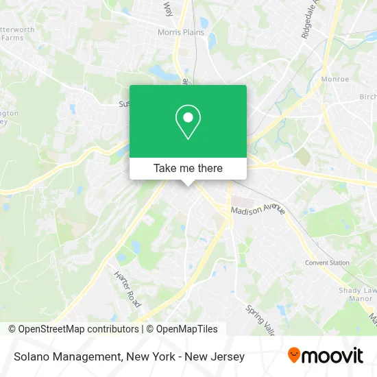 Solano Management map
