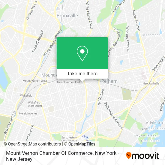 Mount Vernon Chamber Of Commerce map