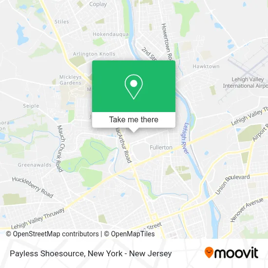 Payless Shoesource map