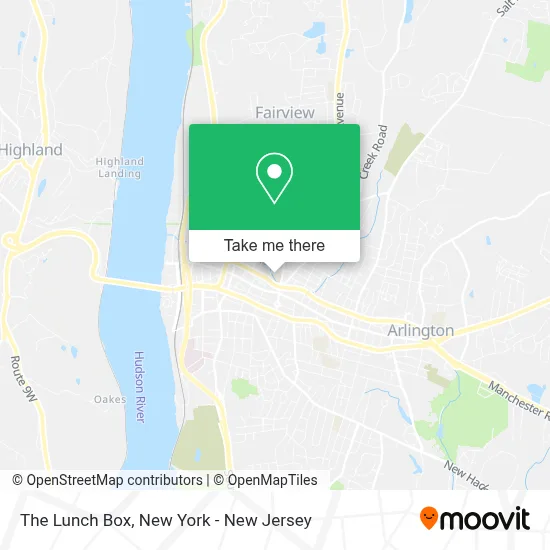 The Lunch Box map