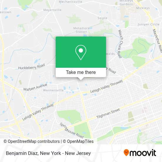 Benjamin Diaz map