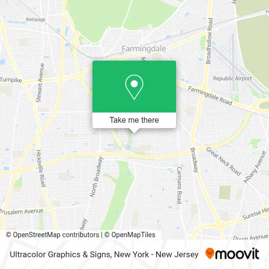 Ultracolor Graphics & Signs map
