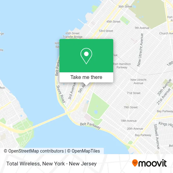 Total Wireless map