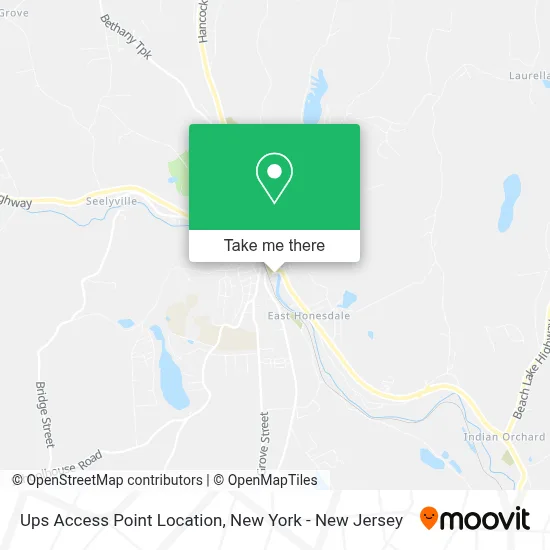 Ups Access Point Location map