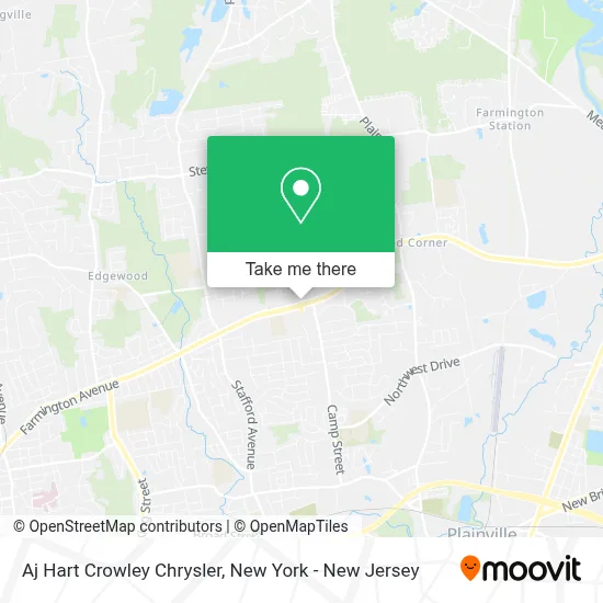 Aj Hart Crowley Chrysler map