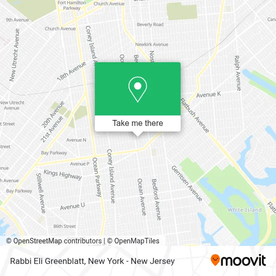 Rabbi Eli Greenblatt map