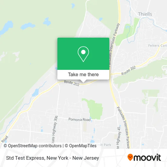 Std Test Express map