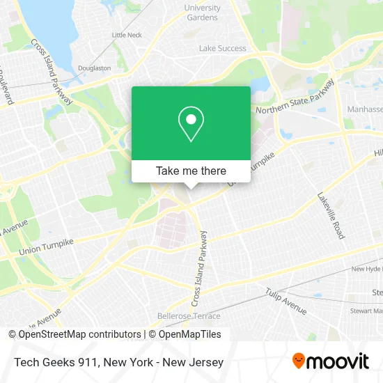 Tech Geeks 911 map