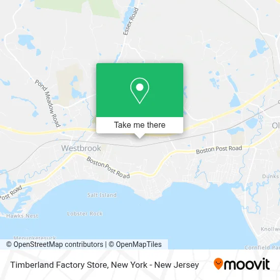 Timberland Factory Store map