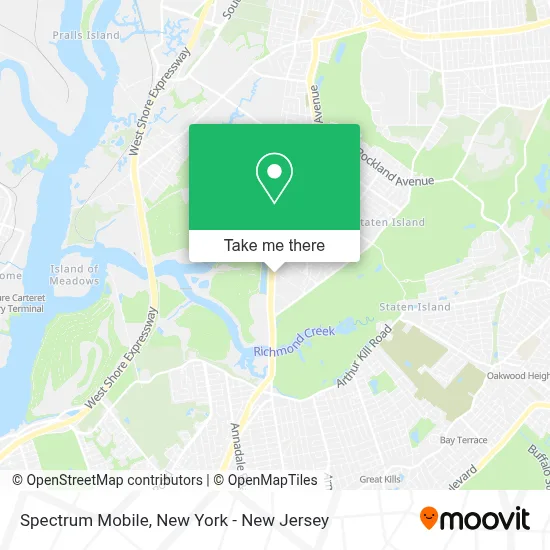 Spectrum Mobile map