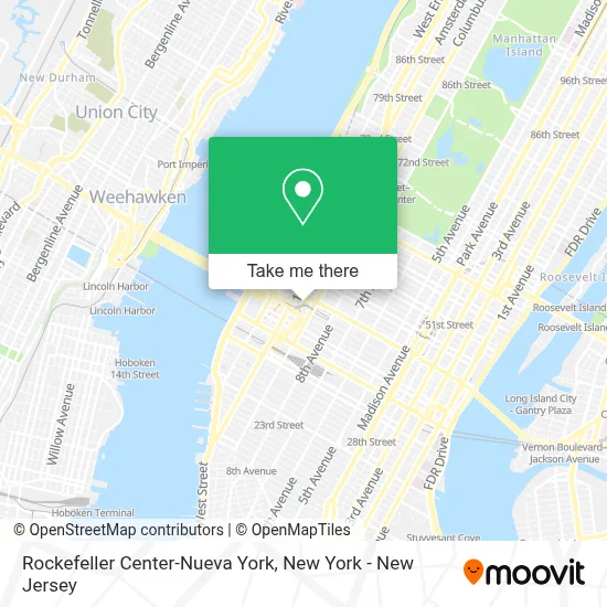 Rockefeller Center-Nueva York map