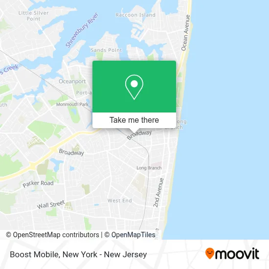 Boost Mobile map