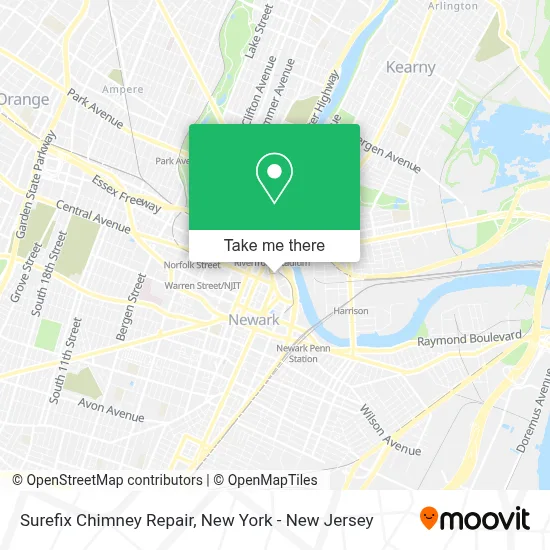 Surefix Chimney Repair map