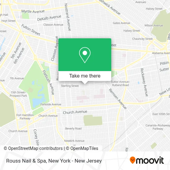 Rouss Nail & Spa map