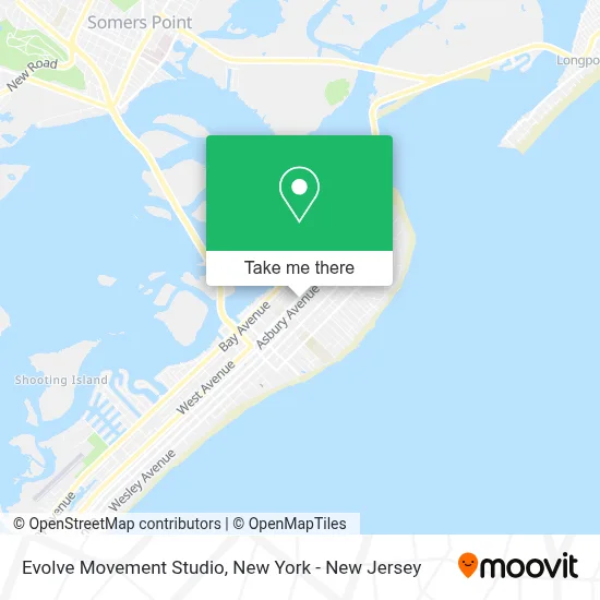 Evolve Movement Studio map