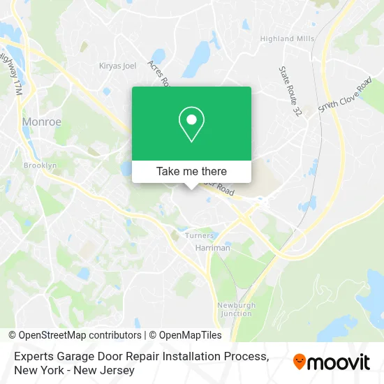 Experts Garage Door Repair Installation Process map