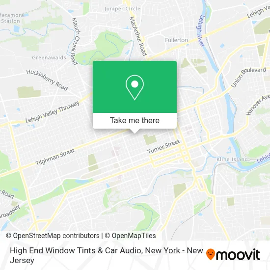 High End Window Tints & Car Audio map