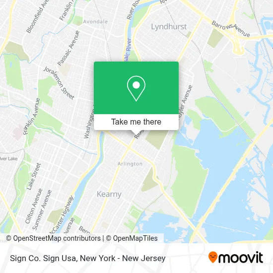 Sign Co. Sign Usa map