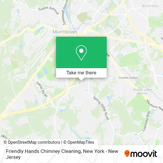 Friendly Hands Chimney Cleaning map