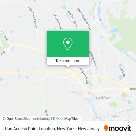 Ups Access Point Location map