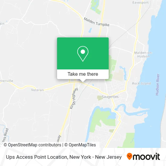 Ups Access Point Location map