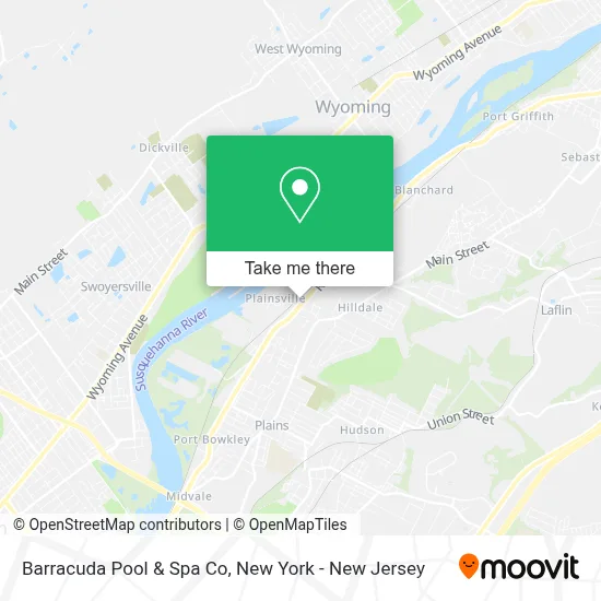 Barracuda Pool & Spa Co map