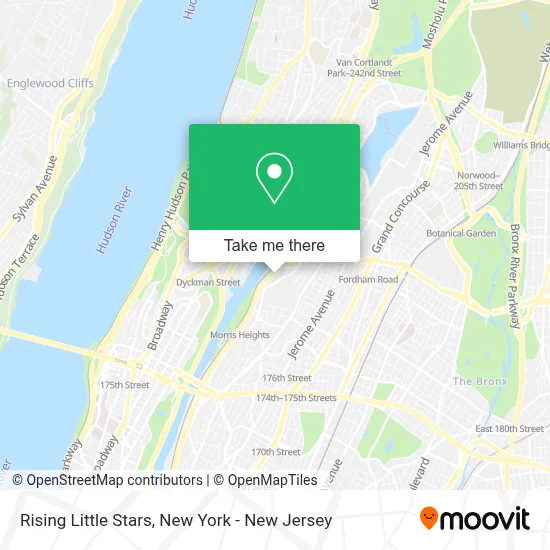 Rising Little Stars map