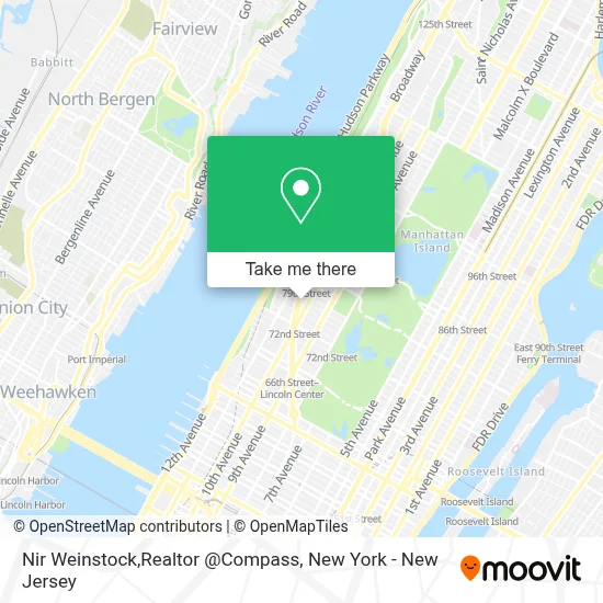 Nir Weinstock,Realtor @Compass map