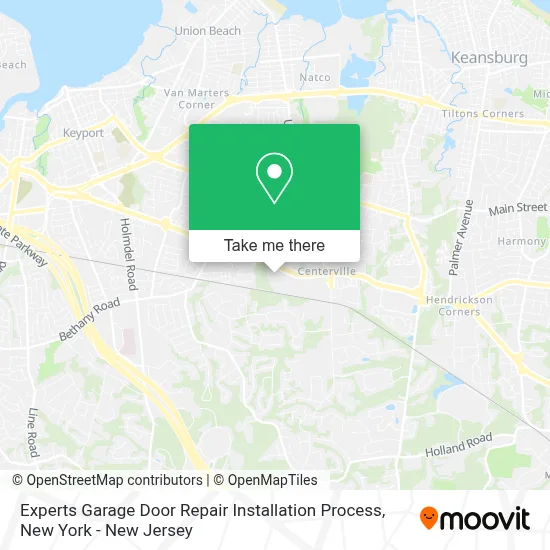 Experts Garage Door Repair Installation Process map