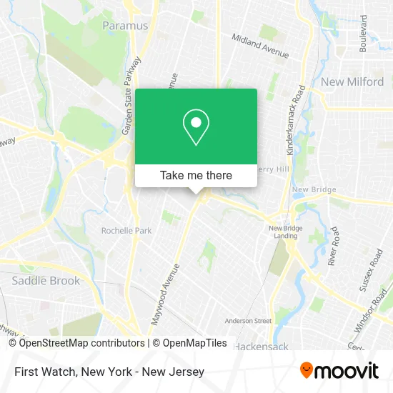 First Watch map