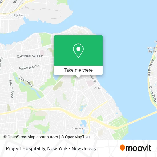Project Hospitality map