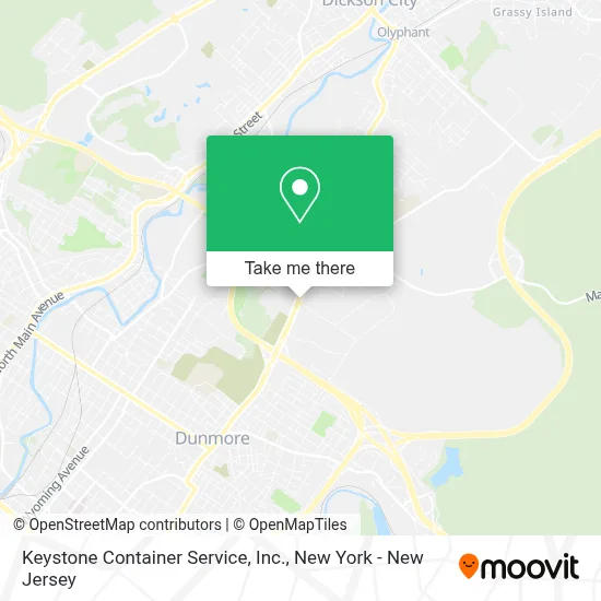 Keystone Container Service, Inc. map