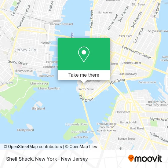 Shell Shack map