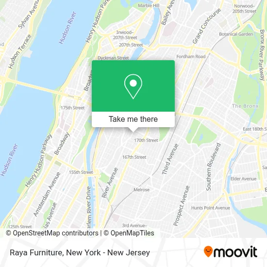 Raya Furniture map