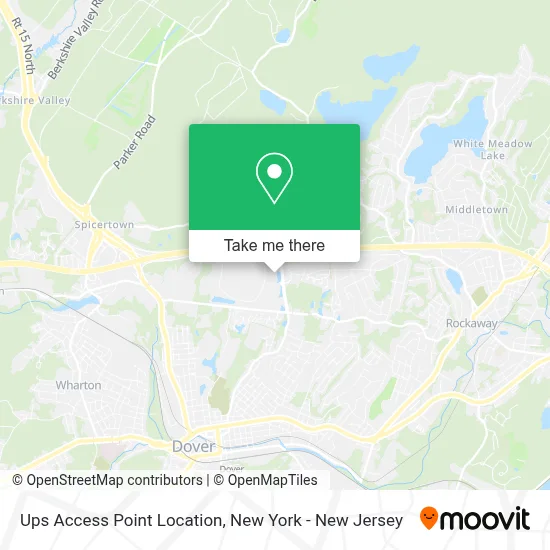 Ups Access Point Location map
