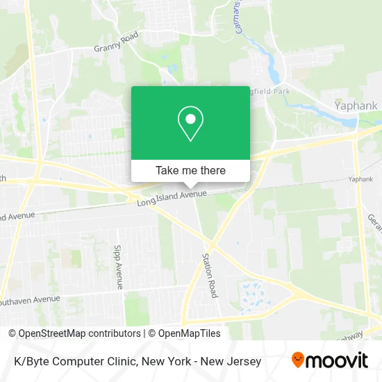 K/Byte Computer Clinic map