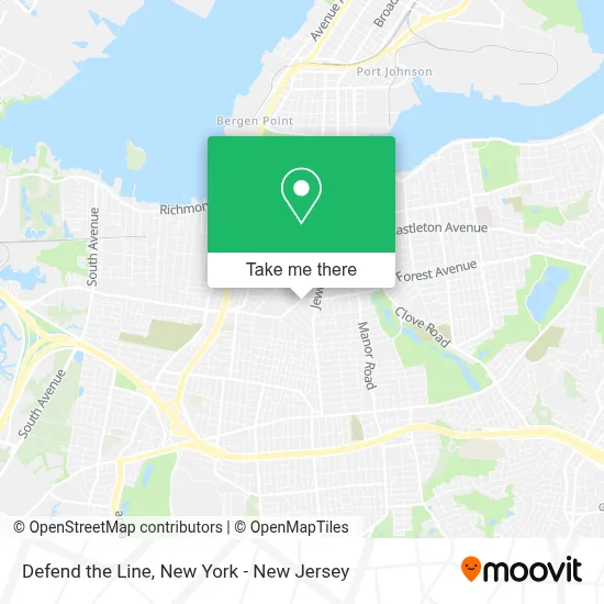 Defend the Line map