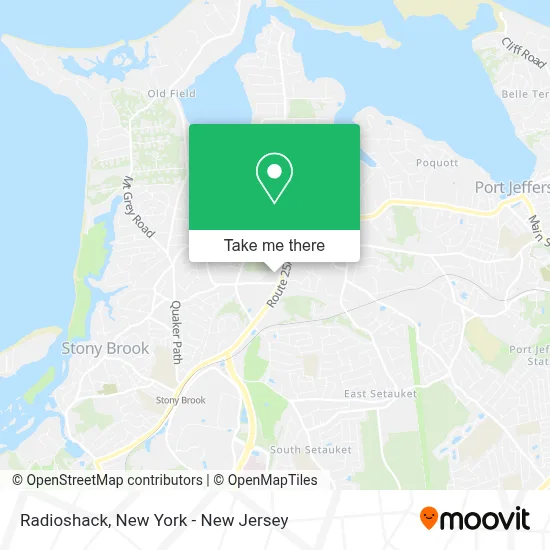 Radioshack map