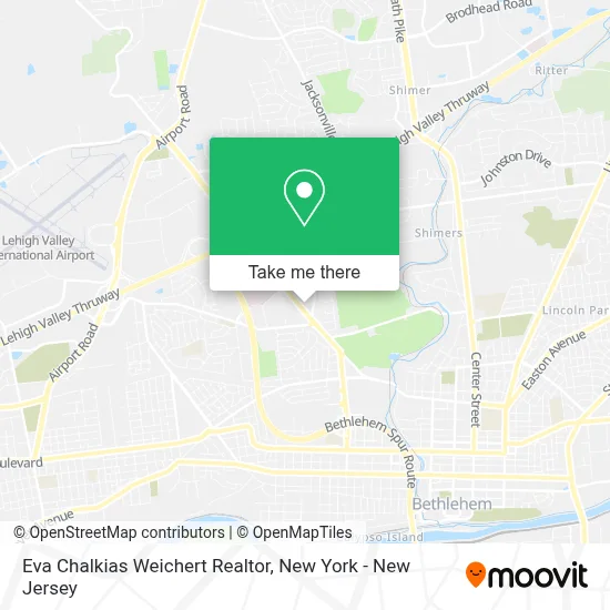 Eva Chalkias Weichert Realtor map