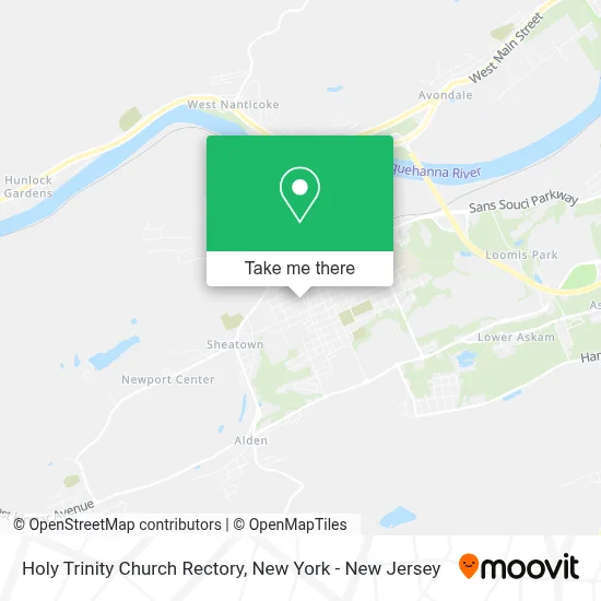 Holy Trinity Church Rectory map