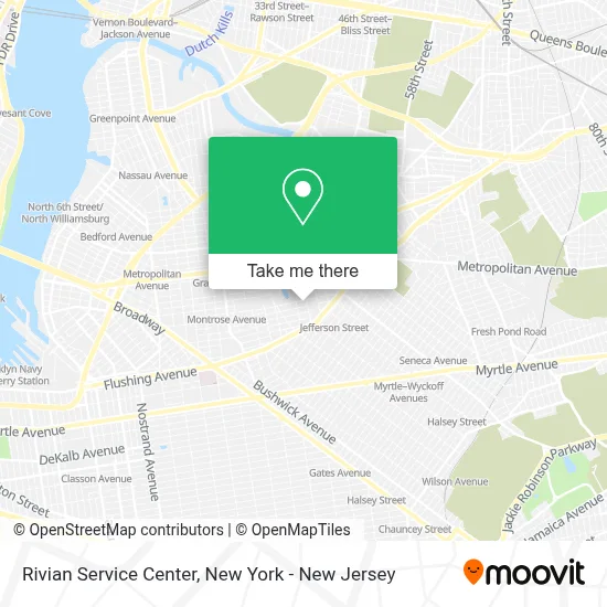 Rivian Service Center map