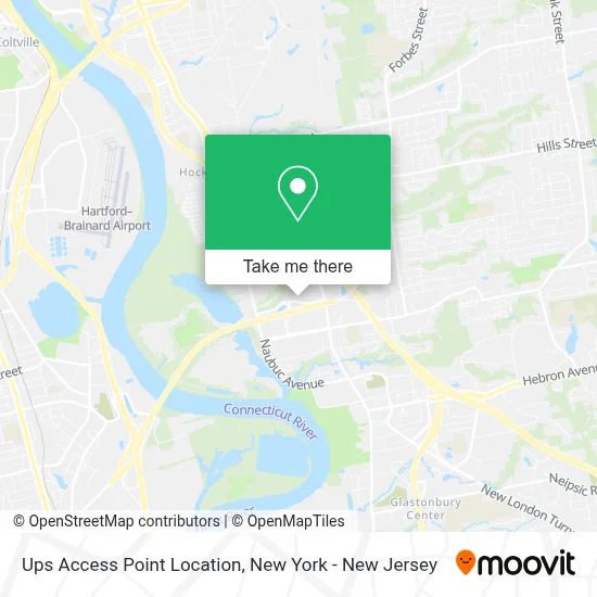 Ups Access Point Location map